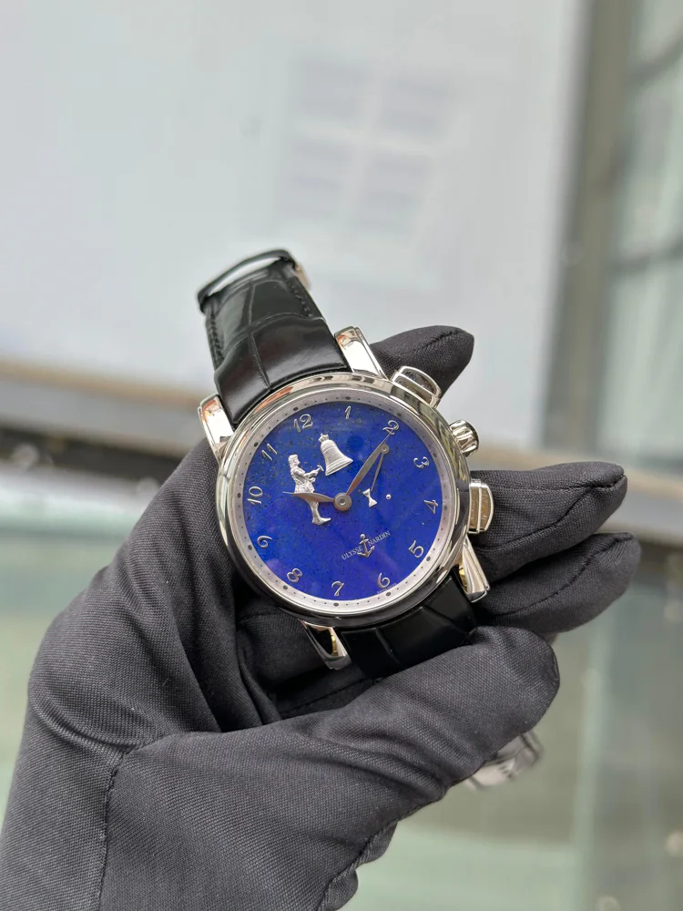 Ulysse Nardin Hourstriker Lapis Dial Platinum